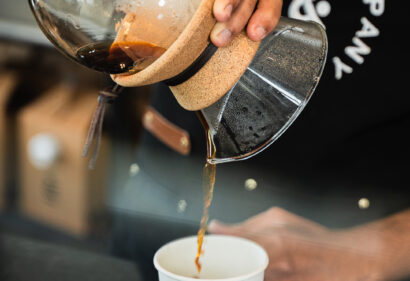 Pour Over Yemeni Coffee at Moka & Co