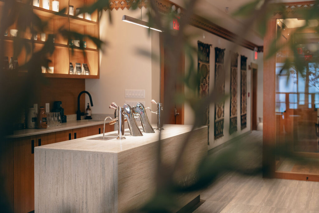 Coffee experience and bar at 34th Street Moka & Co Yemeni cafe